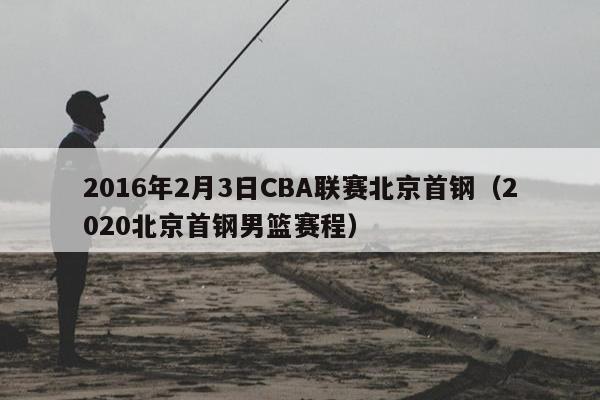 2016年2月3日CBA联赛北京首钢（2020北京首钢男篮赛程）