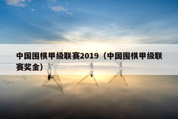 中国围棋甲级联赛2019（中国围棋甲级联赛奖金）