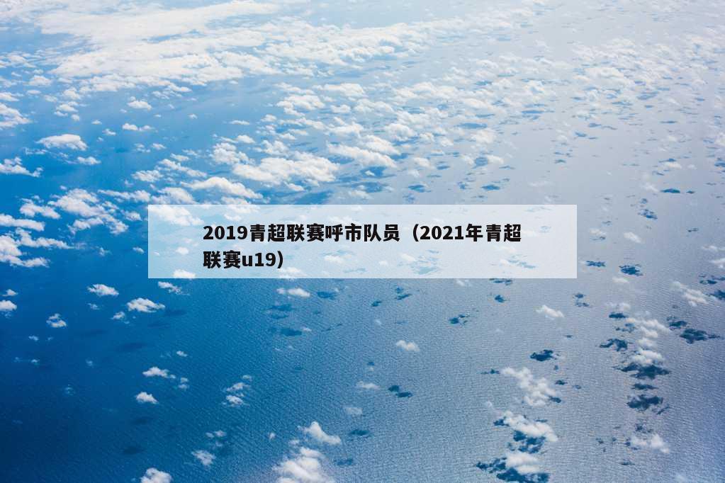 2019青超联赛呼市队员（2021年青超联赛u19）