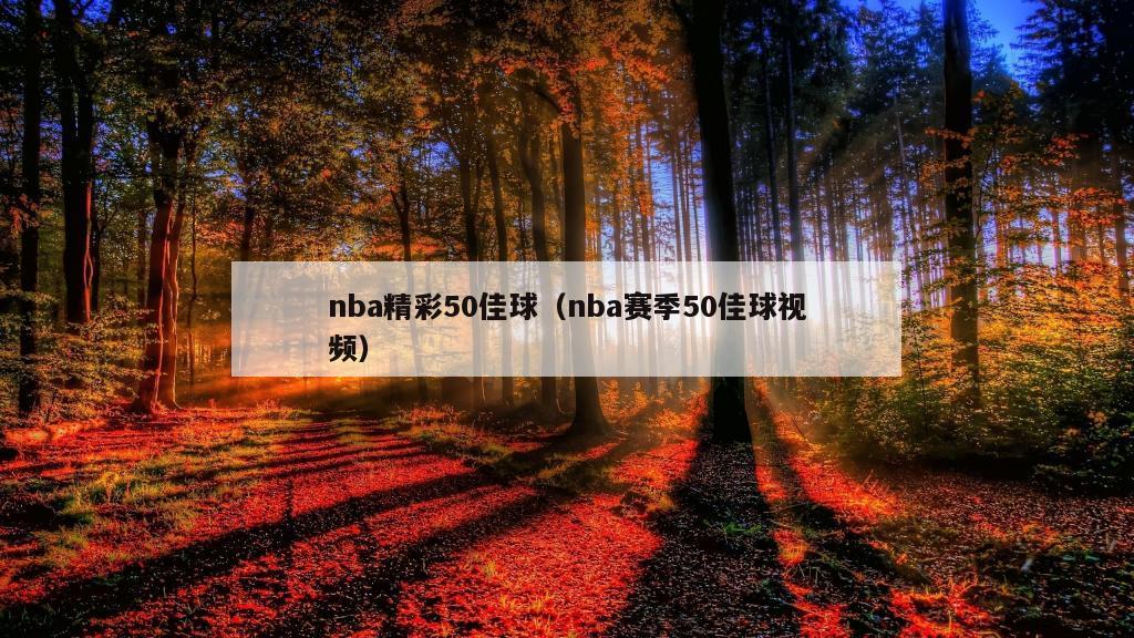 nba精彩50佳球（nba赛季50佳球视频）