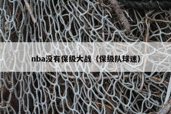 nba没有保级大战（保级队球迷）