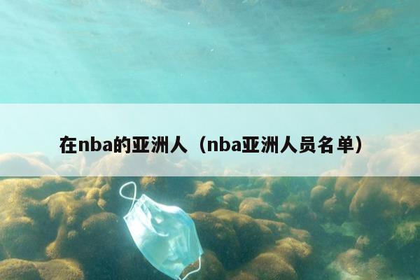 在nba的亚洲人（nba亚洲人员名单）