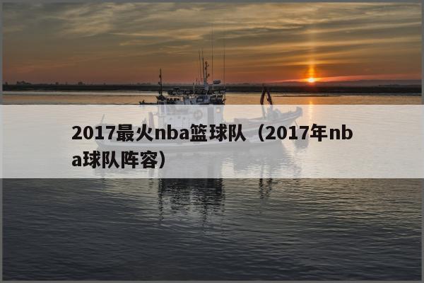 2017最火nba篮球队（2017年nba球队阵容）