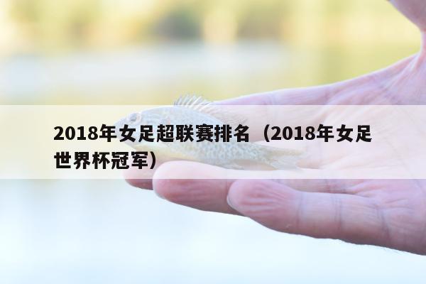 2018年女足超联赛排名（2018年女足世界杯冠军）