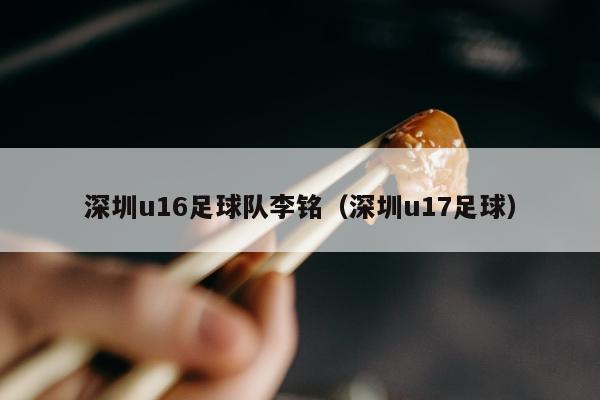 深圳u16足球队李铭（深圳u17足球）