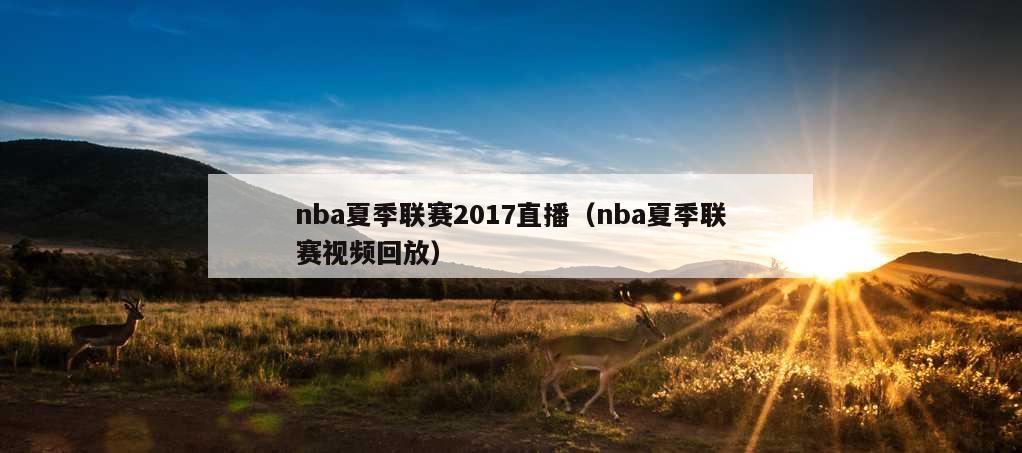 nba夏季联赛2017直播（nba夏季联赛视频回放）