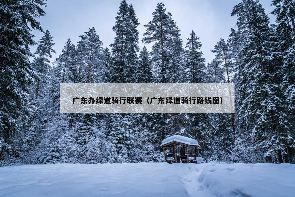 广东办绿道骑行联赛（广东绿道骑行路线图）