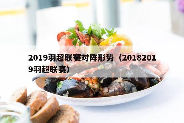 2019羽超联赛对阵形势（20182019羽超联赛）