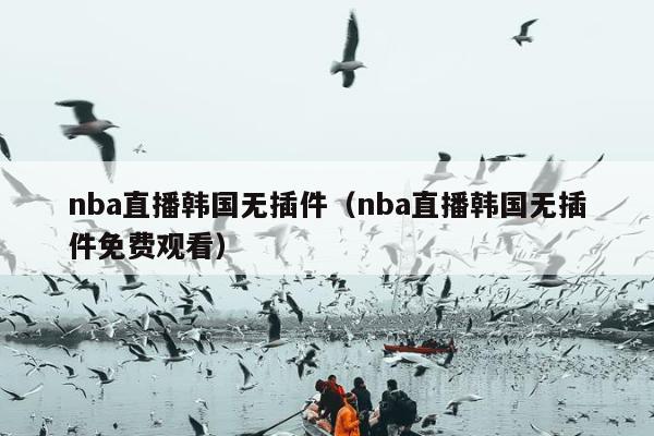 nba直播韩国无插件（nba直播韩国无插件免费观看）