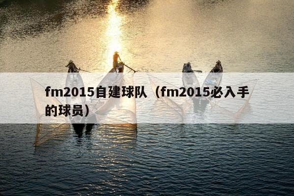 fm2015自建球队（fm2015必入手的球员）