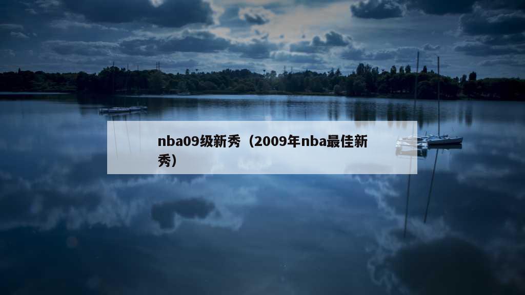 nba09级新秀（2009年nba最佳新秀）