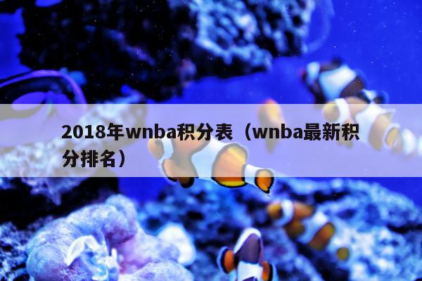 2018年wnba积分表（wnba最新积分排名）