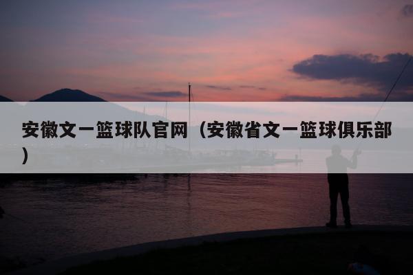 安徽文一篮球队官网（安徽省文一篮球俱乐部）