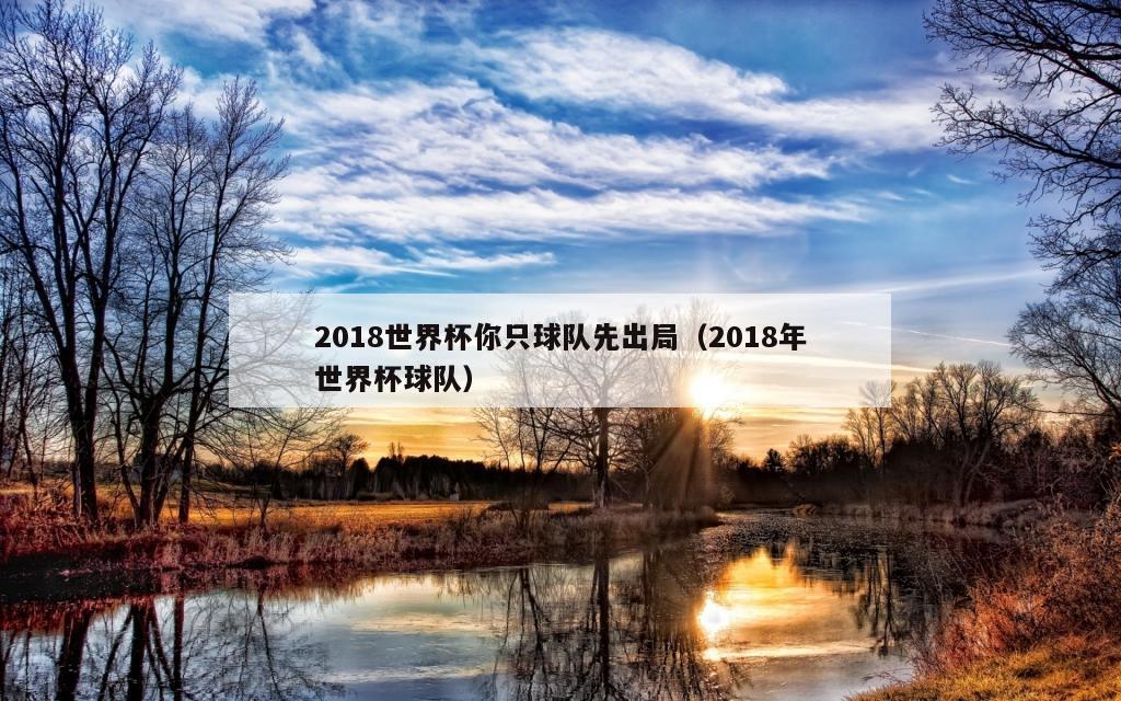 2018世界杯你只球队先出局（2018年世界杯球队）