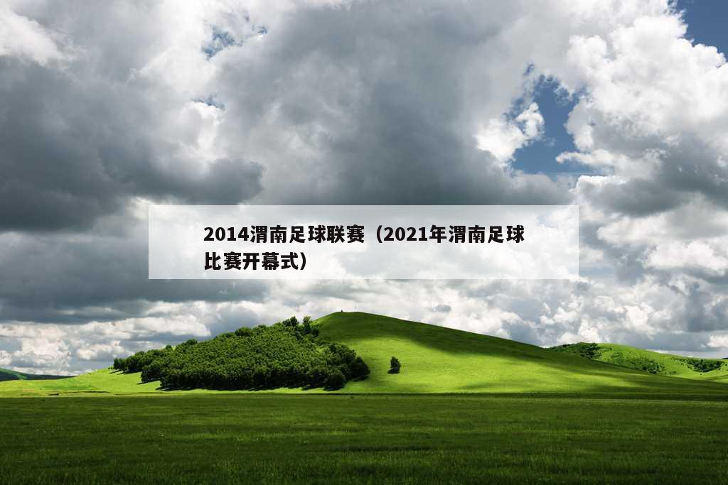 2014渭南足球联赛（2021年渭南足球比赛开幕式）