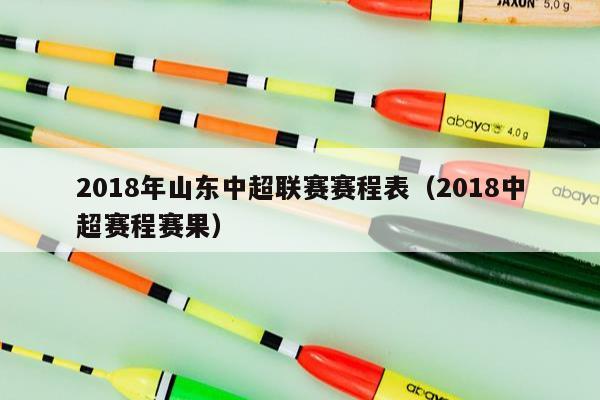 2018年山东中超联赛赛程表（2018中超赛程赛果）