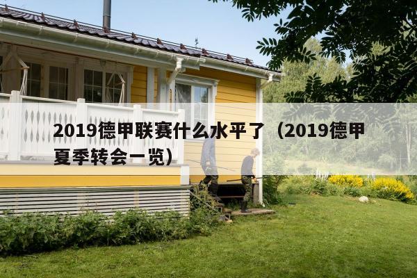 2019德甲联赛什么水平了（2019德甲夏季转会一览）