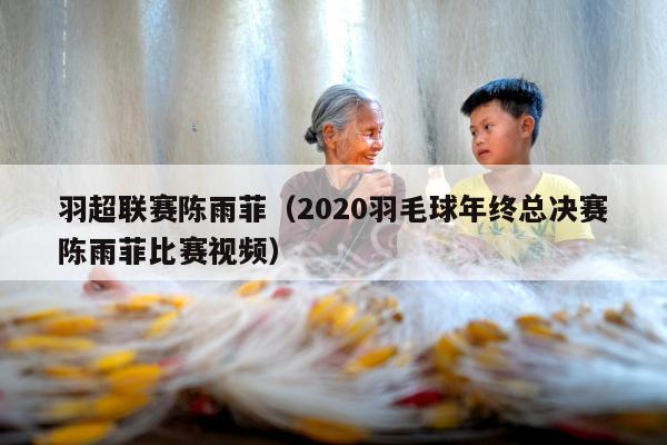 羽超联赛陈雨菲（2020羽毛球年终总决赛陈雨菲比赛视频）