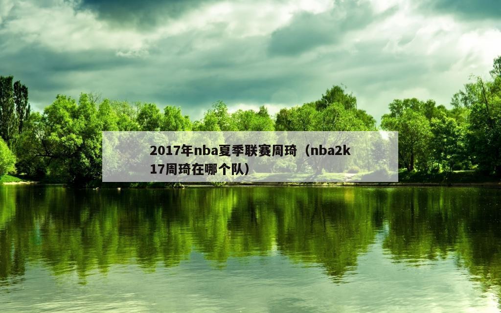 2017年nba夏季联赛周琦（nba2k17周琦在哪个队）
