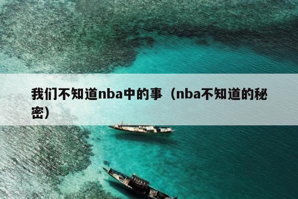 我们不知道nba中的事（nba不知道的秘密）