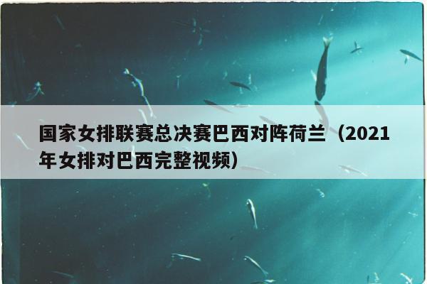 国家女排联赛总决赛巴西对阵荷兰（2021年女排对巴西完整视频）