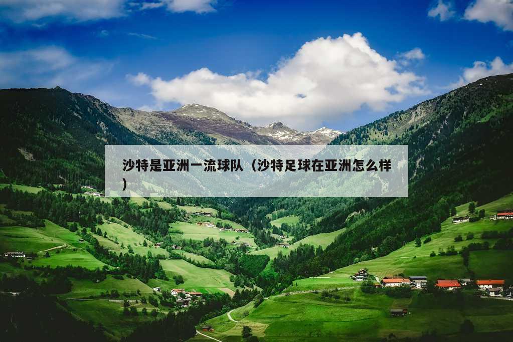 沙特是亚洲一流球队（沙特足球在亚洲怎么样）