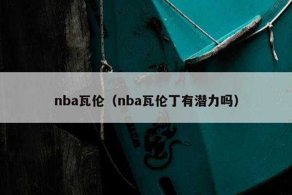 nba瓦伦（nba瓦伦丁有潜力吗）