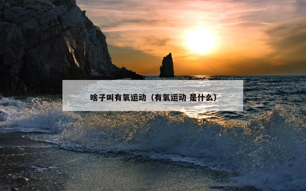 啥子叫有氧运动（有氧运动 是什么）