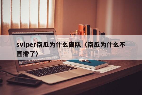 sviper南瓜为什么离队（南瓜为什么不直播了）